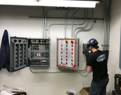 Industrial electrician services Industrial electrician services